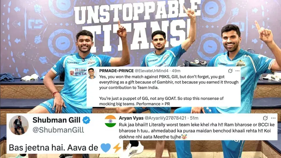 After CSK, RCB, Shubman Gill Now Badly Trolls Punjab Kings On Instagram, Fans React